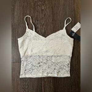 Hollister Lace Sheer Cami with Lining